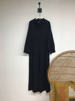 Tinley Organic Cotton Jumpsuit in Black L Preloved