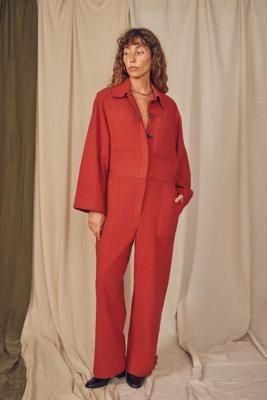 Rust Organic Cotton Boiler Suit