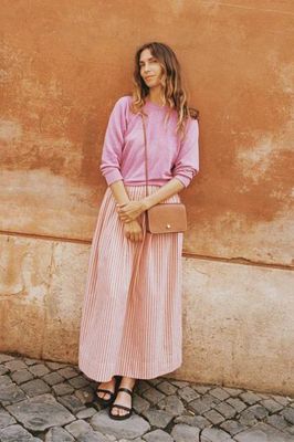 The Xander Skirt | Candy Stripe