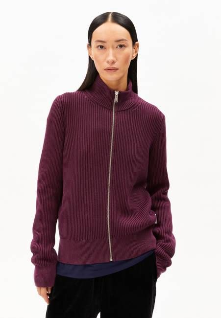 REBECCAA GMT DYE TROYER | dark cranberry
