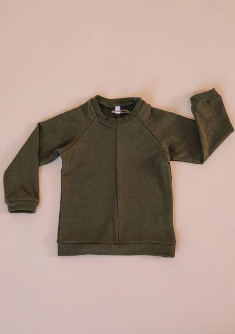 Archie Baby Fleece Sweatshirt - Moss