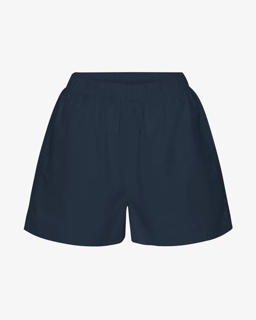 Women Organic Twill Shorts - Navy Blue