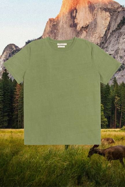 Regenerative Short Sleeve Tee | Greenstone