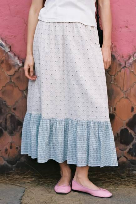The Mariana Skirt | Dotted Plaid