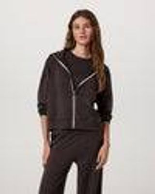 Halo Modern Full Zip Hoodie | Java Heather | Vuori
