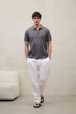 PIQUÉ-POLOSHIRT TEDAN BRAUN