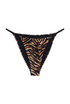 Ruched Slim Brief in Tigre