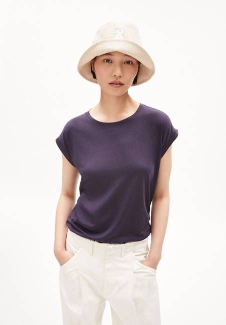 JILAANA T-SHIRT | blue ash