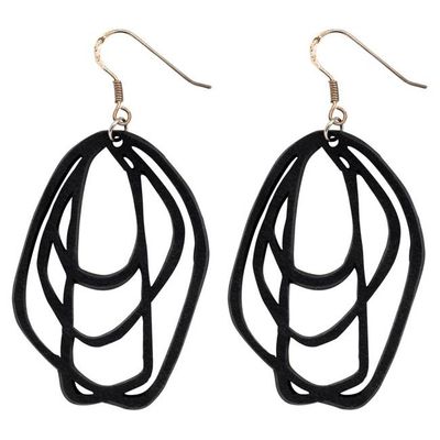 Orion Recycled Rubber Earrings