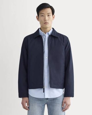 The Filled Harrington Jacket | Deep Navy