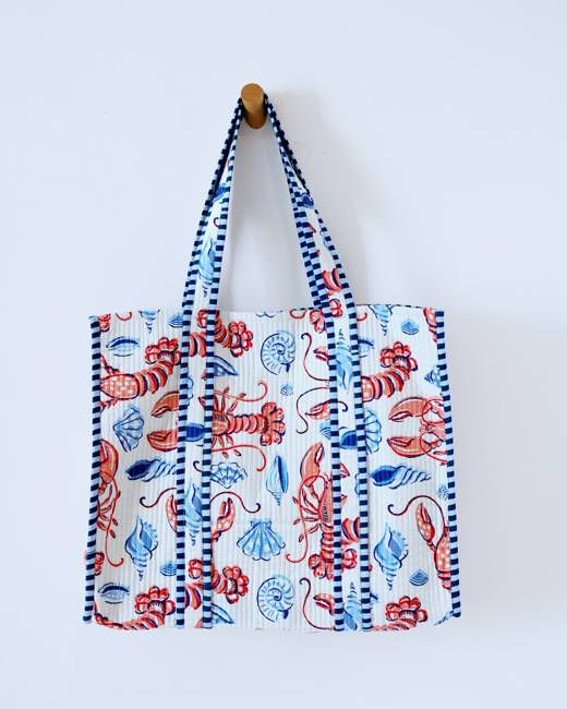 Lobster Landing - The Traveler Tote - Cloud