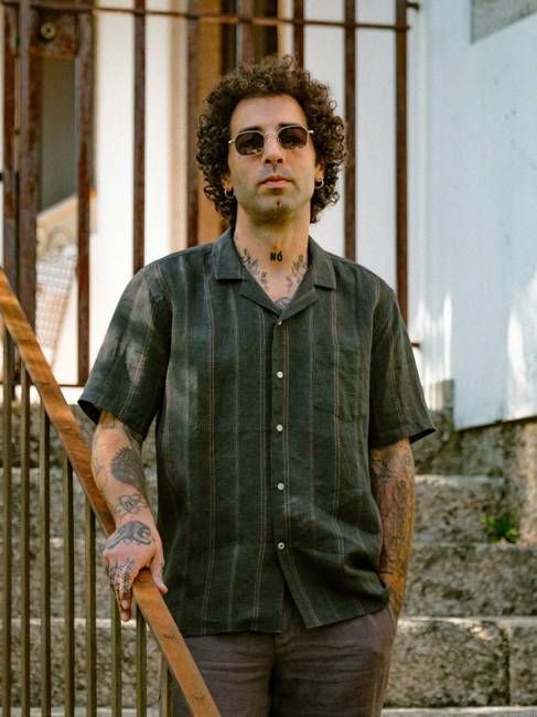 Linen Shirt Milano Forest