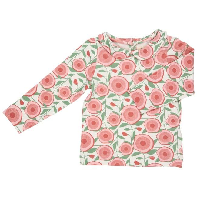 Peter Pan Collar Blouse - Large Floral