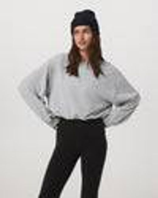Sedona Bubble Crew | Women's Light Heather Grey Crewneck | Vuori