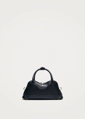 Hilma Mini schwarze Ledertasche