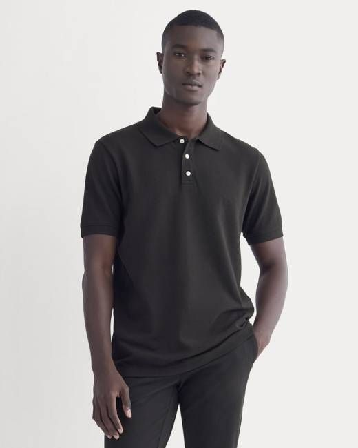 The Pique Polo | Black