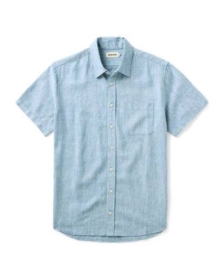 The Short Sleeve California in Sky Hemp