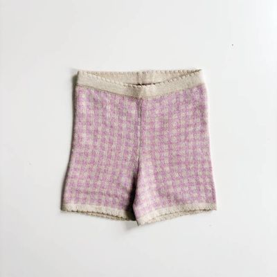 Lacey Short, Gingham, Bubble, Size 6