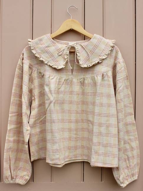 Luchia Smock (yellow over pink)