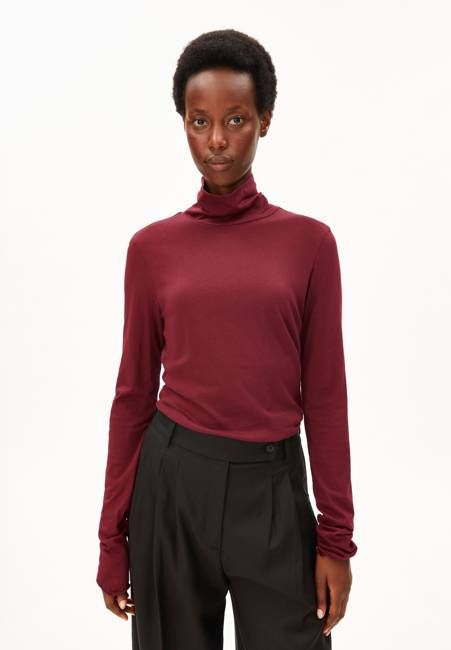 Armedangels Grazilianaa Soft Longsleeve — Velvet Red