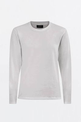 The Classic Organic Long-Sleeve Tee - White