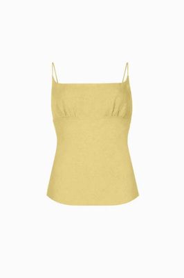 The Nicola Camisole Top in yellow