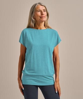 Short Sleeve Air Bamboo Flow Top