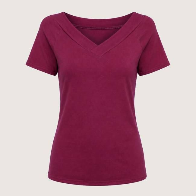 Bio T-Shirt Due beere (rot)
