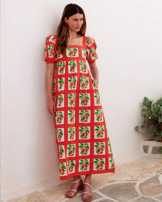 Pink City Prints Elizabeth Dress