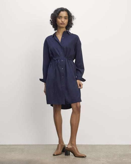 The Must-Have Shirtdress in Butterlite | Navy