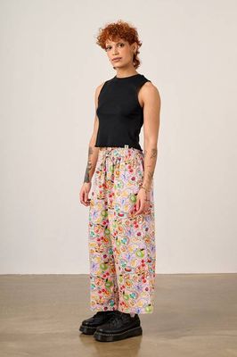L.E Chuck - Baumwollhose in Rosa Brooke Hornsby & Yak