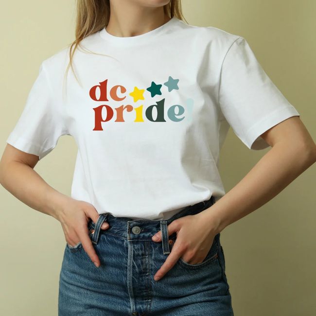 Adult Love and Pride Organic T-shirt