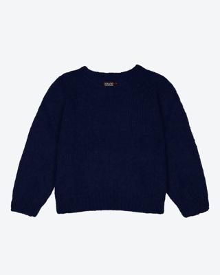Lowie Navy Mohair Jumper