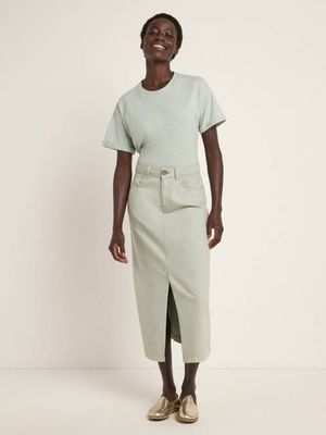 skirt with slit (GOTS)