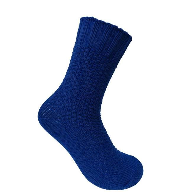 WAFFLE - GOTS Organic Cotton Socks Navy