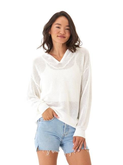 Laurel Beach Knit Pullover Hoodie