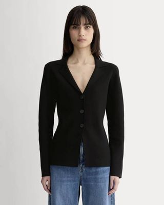 The Knit Blazer | Black