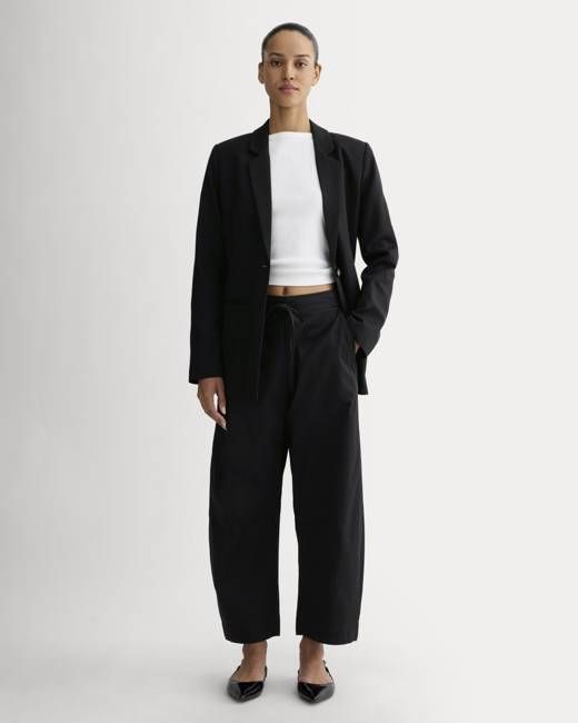 The Easy Barrel Pant | Black