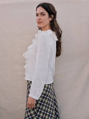 Brandy Blouse in Pearl