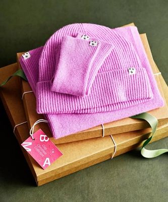 The Winter Warmer Gift Set - (Beanie, Snood & Handwarmers)