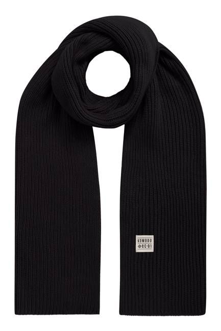 CHO - Fine Merino Scarf Black