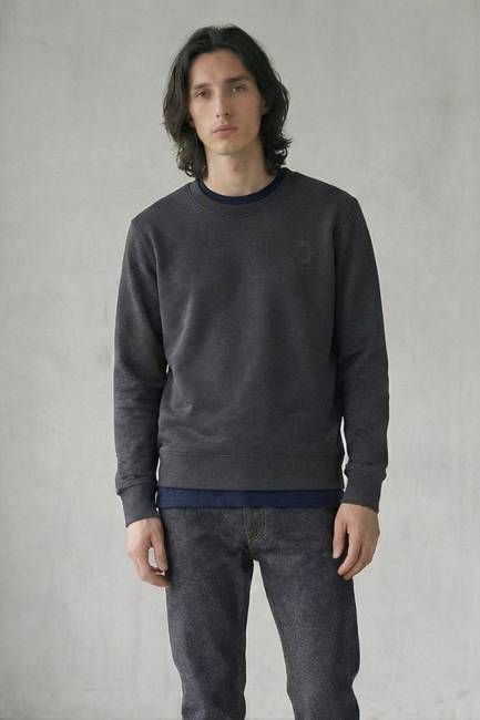 Organsk Das Klassische Bio-Sweatshirt - Grau