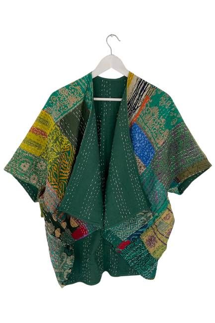 NEW! Vintage Patchwork Stories PETITE SIZE Kimono No.88