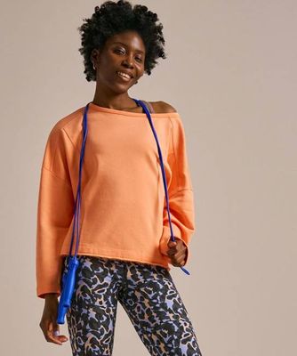 After Class Scoop Neck Sweat Top