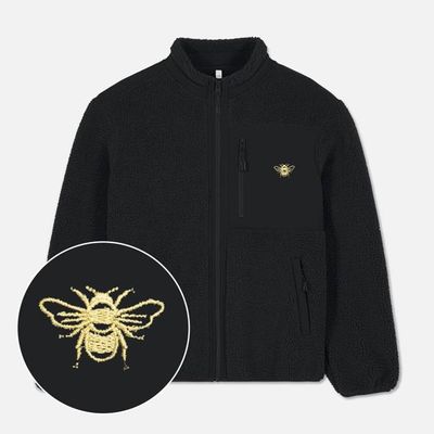 Tiny Bumble Bee Recycled Sherpa Fleece (Unisex)
