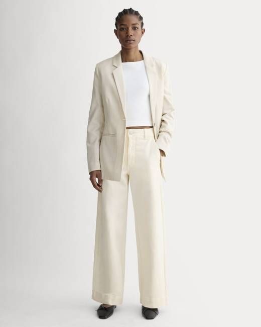 The Utility Wide-Leg Pant | Bone