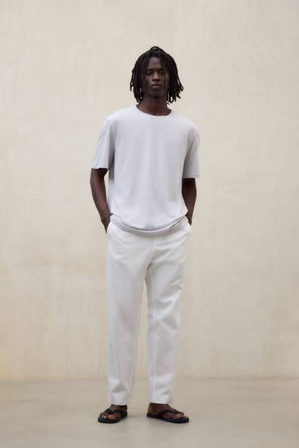 WHITE GINA TROUSERS