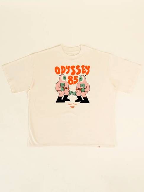 WOMEN'S T-SHIRT OVERSIZE RAW COTTON ODYSSEY 85