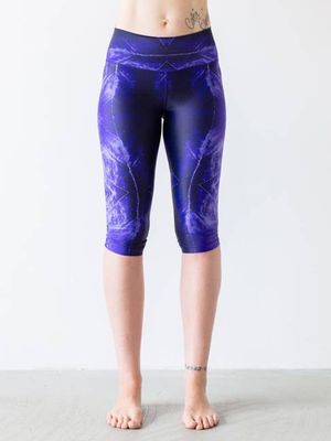 Capris Petal Purple - Hoessee - Perfect voor sportschool workouts en hardlopen.