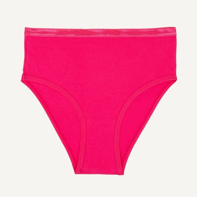 Organic Cotton High-Rise Brief in Aurora